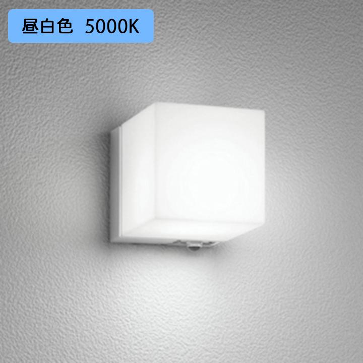 【OG254795NCR】オーデリック エクステリア ポーチライト 60W LED 昼白色 人感センサーモード切替型 調光器不可 (構成：OG254795#×1) + (NO292EN×1) ODELIC | ODELIC