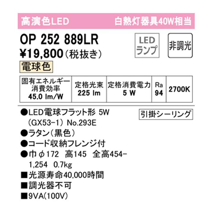 【OP252889LR】オーデリック ペンダントライト 白熱灯器具 40W LED 電球色 調光器不可 ODELIC | ODELIC | 01
