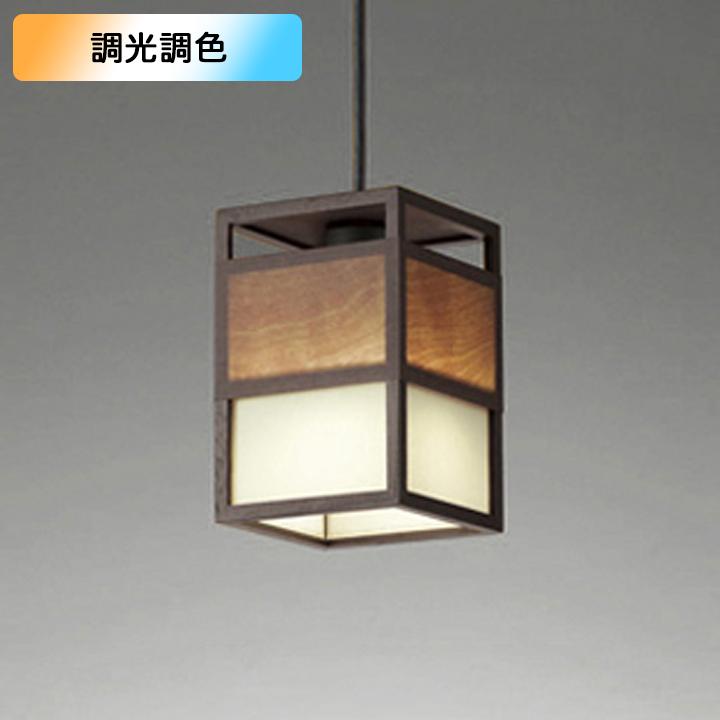 【OP252027BR】オーデリック 和風照明 ペンダントライト 100W 白熱灯器具 LED 電球色-昼光色 調色・調光器不可 コントローラー別売 ODELIC
