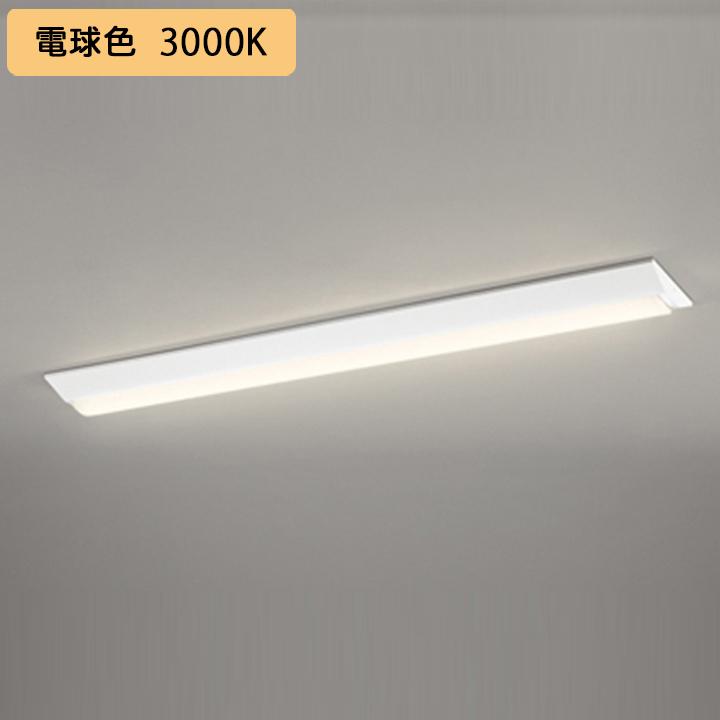 【XL501005R6E】ベースライト LEDユニット 直付 40形 逆富士(幅230)6900lm 電球色 調光器不可 ODELIC