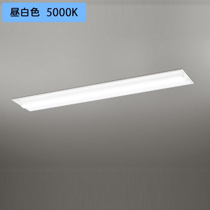 【XD504020R2B】ベースライト LEDユニット 埋込 40形 Cチャンネル回避型4000lm 40W 昼白色 連結金具別売 調光器不可 ODELIC