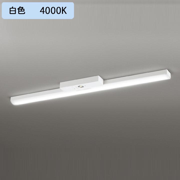 【XR506008R3C】ベースライト LEDユニット 非常用 通路誘導灯 直付 40形 トラフ型2500lm 白色リモコン別売 調光器不可 ODELIC