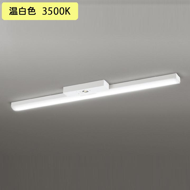 【時間指定不可】 【XR506008R6D】ベースライト ODELIC 調光器不可 リモコン別売 温白色 トラフ型6900lm 40形 直付 通路誘導灯 非常用 LEDユニット ベースライト