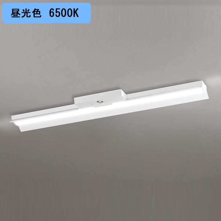 【XR506011R4A】ベースライト LEDユニット 非常用 通路誘導灯 直付 40形 反射笠付 5200lm 昼光色リモコン別売 調光器不可 ODELIC