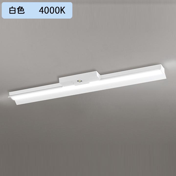【XR506011R4C】ベースライト LEDユニット 非常用 通路誘導灯 直付 40形 反射笠付 5200lm 白色リモコン別売 調光器不可 ODELIC