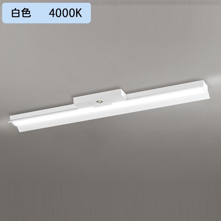 【XR506011R1C】ベースライト LEDユニット 非常用 通路誘導灯 直付 40形 反射笠付 2000lm 白色リモコン別売 調光器不可 ODELIC