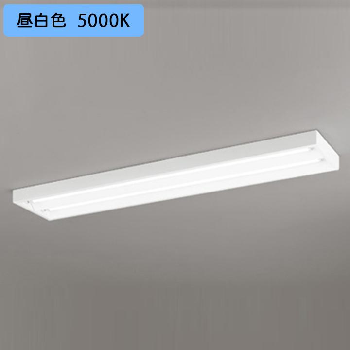 【XL551091R1B】ベースライト 片側給電・配線 40形 2500lm 直付 型下面開放2灯用 昼白色 調光器不可 ODELIC