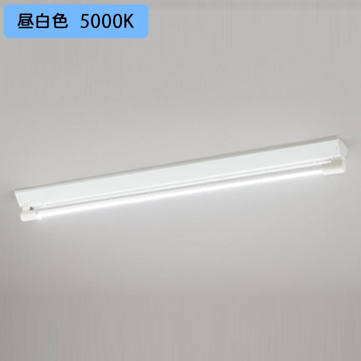 ベースライト 片側給電・配線 40形 2500lm 直付 調光 昼白色 コントローラー別売 調光器不可 白色 ODELIC