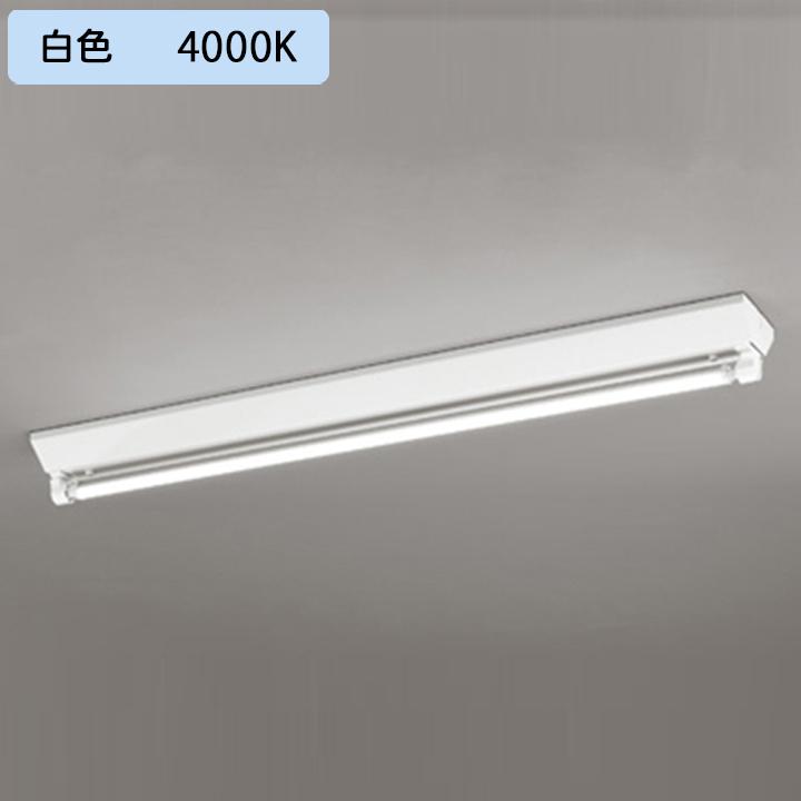 【XL551645R1C】ベースライト 片側給電・配線 40形 2500lm 直付 逆富士(幅広)1灯用 白色 調光器不可 ODELIC