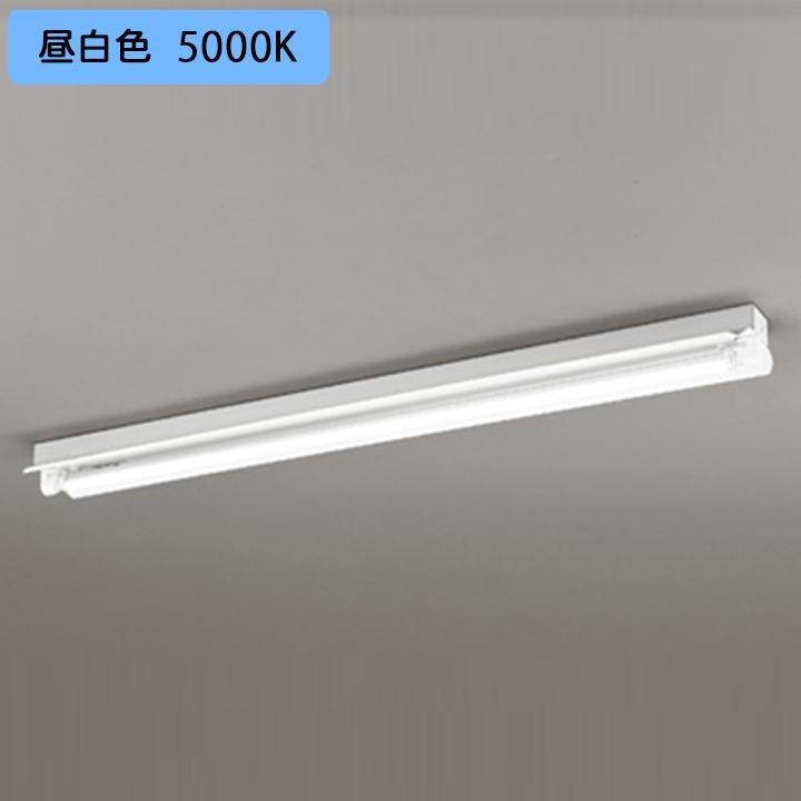 ODELIC - 【XL551532R】軍事基地ともし火 片側給電・導線 40形 2100ルーメン 40W 直付 反響させる笠付 1灯用 昼白いこと チェーン店吊具別売 調光器不可 照明、電球-家具、インテリア-シーリングライト、天井照明