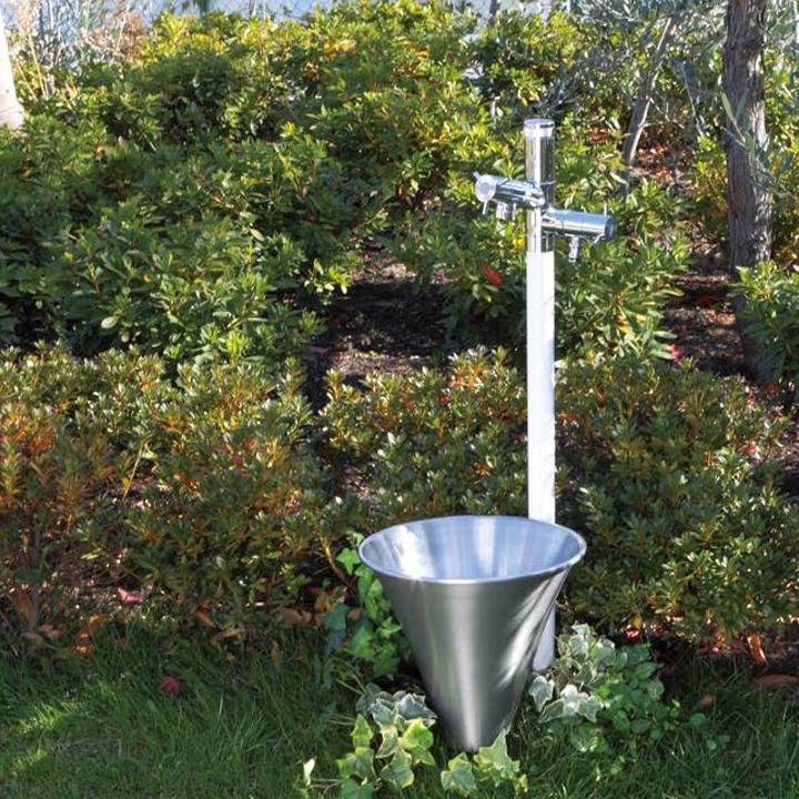 ユニソン ウォーターシリーズ ウォータースタンド 立水栓 エインスタンド PAT.不凍機能付タイプ 不凍栓 1口L1000 シャンパンゴールド UNISON |  | 06