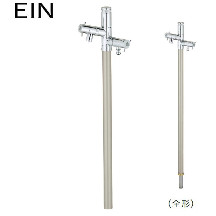 ユニソン ウォーターシリーズ ウォータースタンド 立水栓 エインスタンド PAT.不凍機能なしタイプ 立水栓 2口 左右仕様 L1000 シャンパンゴールド UNISON | 