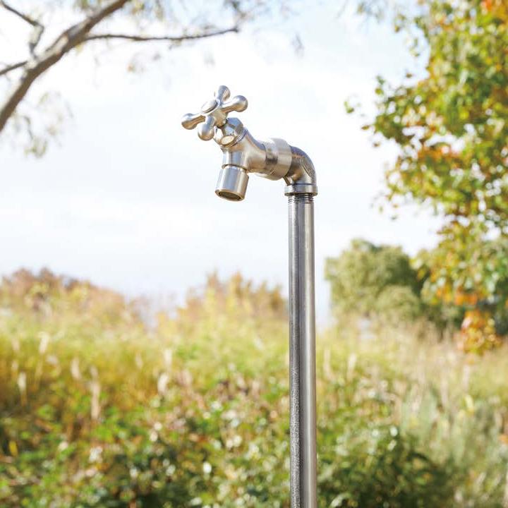 ユニソン ウォーターシリーズ ウォータースタンド 立水栓 バルスタンド 左右仕様 ブラス UNISON |  | 06