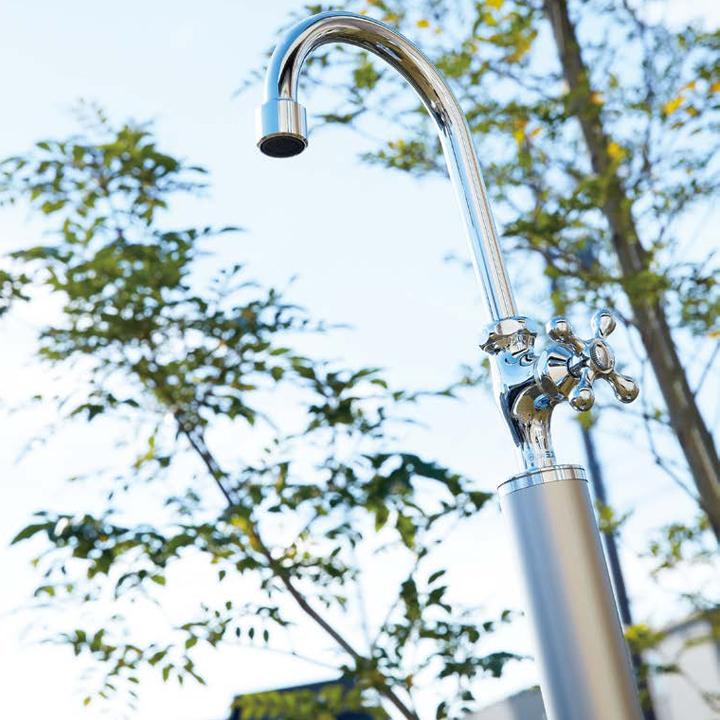 ユニソン ウォーターシリーズ ウォータースタンド 立水栓 フィーノスタンドII ミニ ブラウン UNISON |  | 03