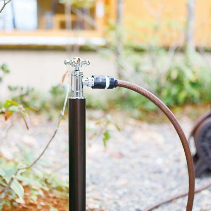 ユニソン ウォーターシリーズ ウォータースタンド 立水栓 フィーノスタンドII ミニ ブラウン UNISON |  | 04