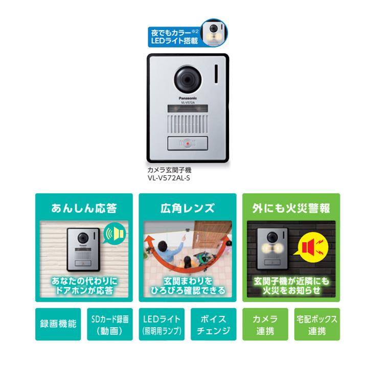 【VL-V572AL-S】パナソニック カメラ玄関子機 露出型 Panasonic｜comparte｜02