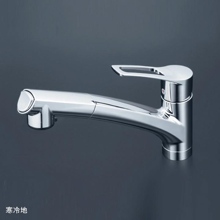【KM5021ZTHS】KVK キッチン用 シングル混合栓(撥水) 寒冷地用 | KVK