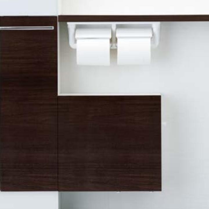 【TSF-304R/WA】リクシル コフレル ワイド(壁付) カラクリキャビネット(右仕様) WA(ホワイト) LIXIL | コフレル