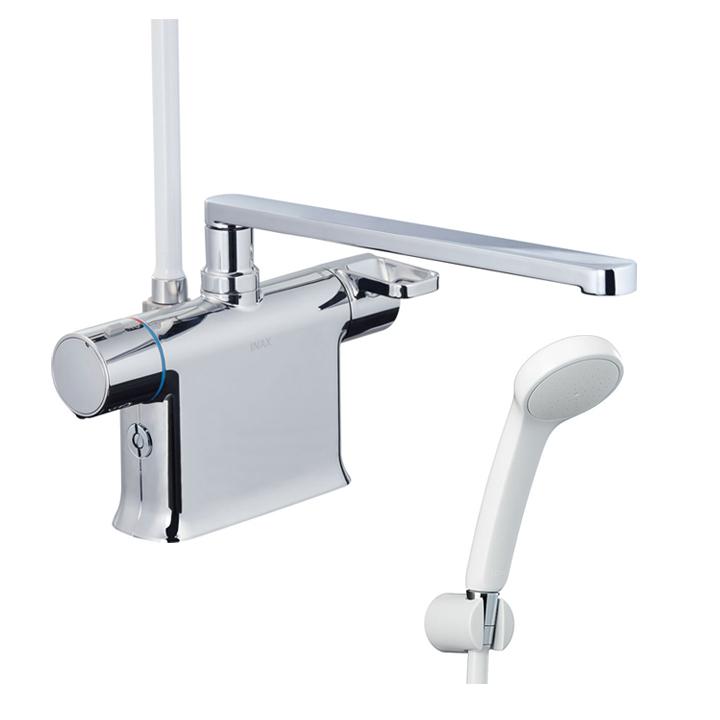 【BF-WM646TSG(300)】リクシル デッキタイプ サーモスタット付シャワーバス水栓 エコフルシャワー LIXIL | LIXIL