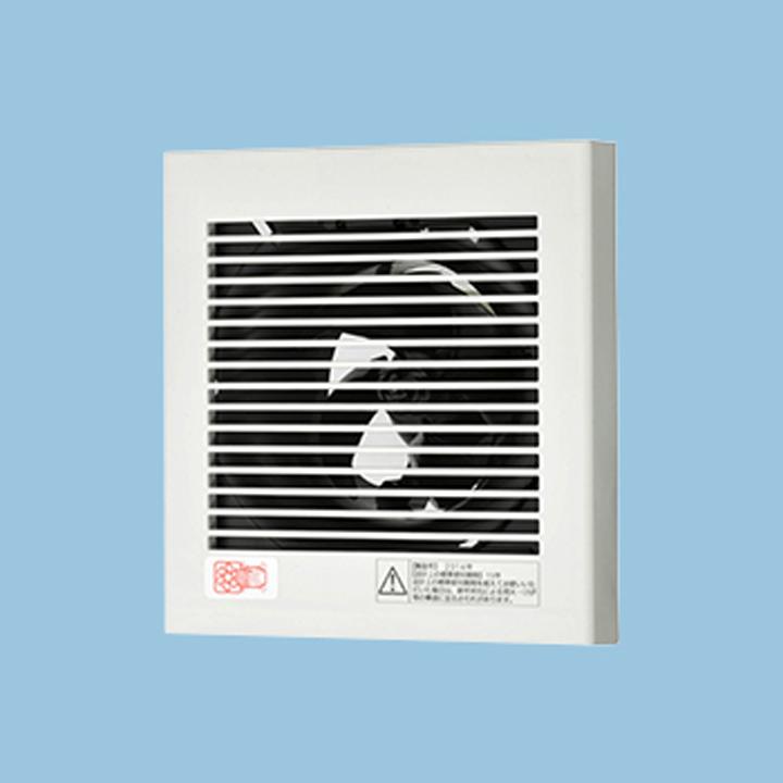 【FY-08PD9D】パナソニック パイプファン パイプファン 排気 プロペラファン 壁・天井取付 角形格子ルーバー 適用パイプ径：直径100mm 速結端子付 panasonic | Panasonic