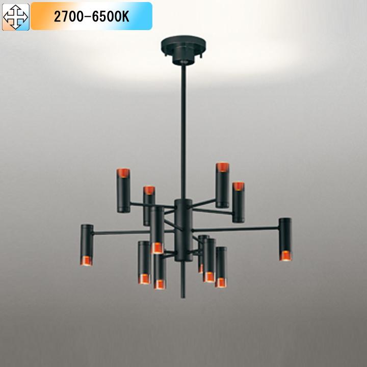 【OC257192BR】オーデリック シャンデリア LED一体型 高演色LED 調光器不可 コントローラー別売 電球色-昼光色 ODELIC | ODELIC