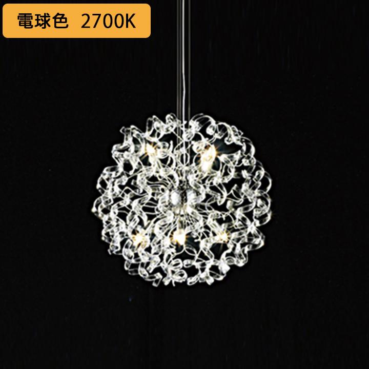 オーデリック ODELIC LEDシャンデリア 白熱灯40W×3灯相当 電球色