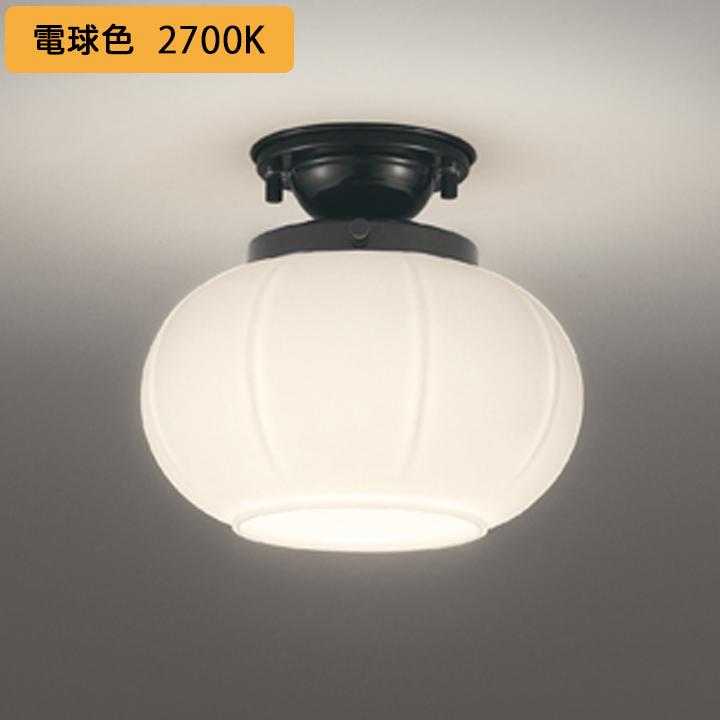 【OL291280LR】オーデリック 和風ライト LED電球フラット形 高演色LED 白熱灯器具60W相当 調光器不可 電球色 ODELIC | ODELIC
