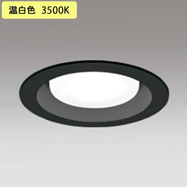 【OD361360WR】オーデリック ダウンライト(S形) LED電球フラット形 高演色LED FHT24Wクラス ブラック 調光器不可 温白色 (構成：OD361360#×1) + (NO293S×1) | ODELIC