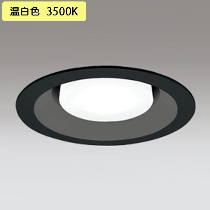 【OD361364WR】オーデリック ダウンライト(S形) LED電球フラット形 高演色LED FHT24Wクラス ブラック 調光器不可 温白色 (構成：OD361364#×1) + (NO293S×1) | ODELIC