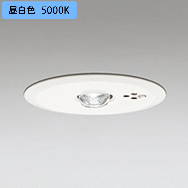 【OR036107P2】オーデリック 非常用照明器具（電池内蔵形(専用形)） 埋込型 高天井（-10m） (ハロゲン30W相当) LED一体型 ホワイト 昼白色 ODELIC | ODELIC