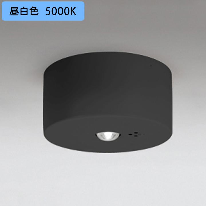 【OR036309K1】オーデリック 非常用照明器具（電池内蔵形(専用形)） 直付型 低天井・小空間（-3m） (ハロゲン9W相当) LED一体型 ブラック 昼白色 ODELIC | ODELIC