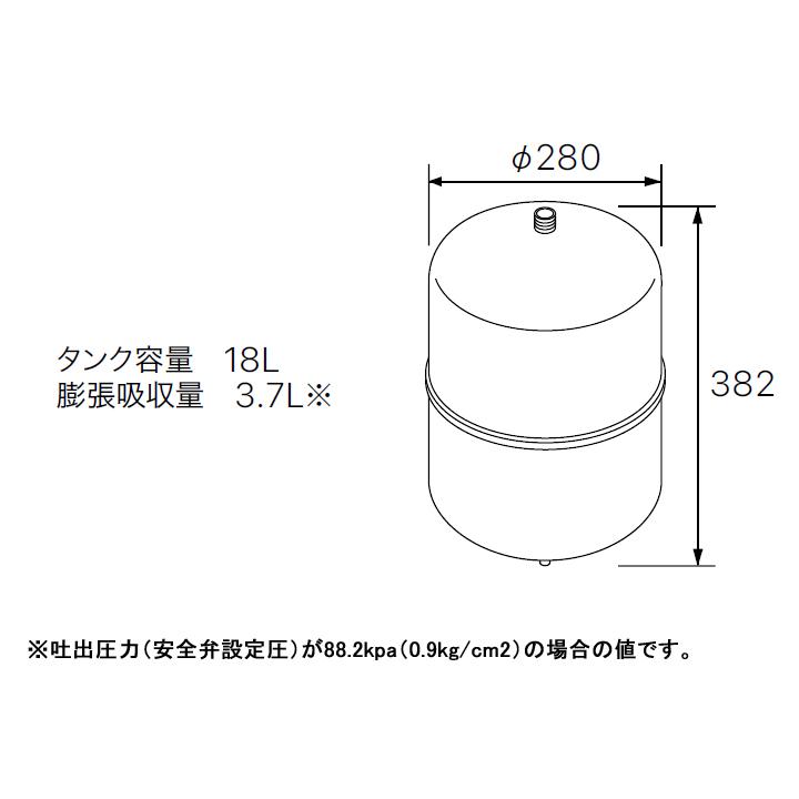 ノーリツ（NORITZ） 【0503127】【密閉式膨張タンクBT-18M-1】ノーリツ