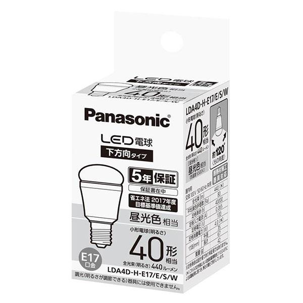 【LDA4D-H-E17/E/S/W】パナソニック LED電球 小型電球タイプ 4.0W（昼光色相当） 40形相当 LDA4DHE17ESW 【panasonic】 | Panasonic | 01