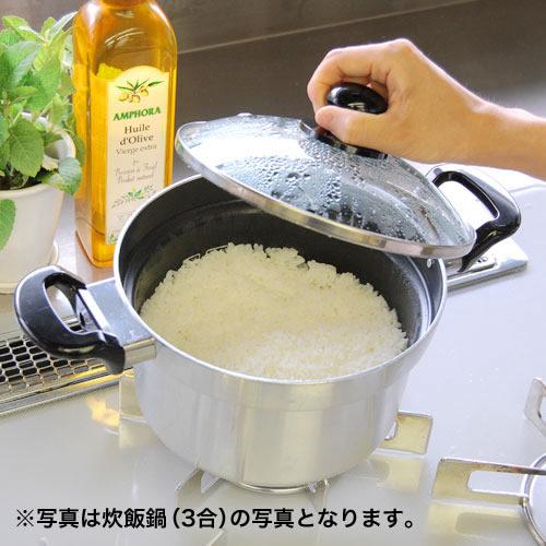 リンナイ（Rinnai） 【RTR-500D】リンナイ 炊飯鍋（5合）/ ガラス蓋