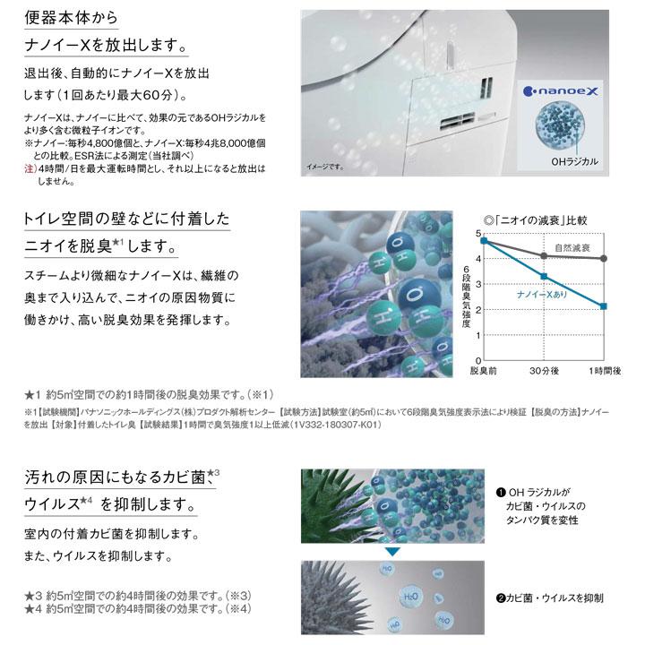 【数量限定】【XCH1502WSK】 パナソニック 一体型トイレ アラウーノ L150 タイプ2 ＼床排水 排水芯120・200mm／標準タイプ ※壁・フラットリモコン 配管セット付 | Panasonic | 03
