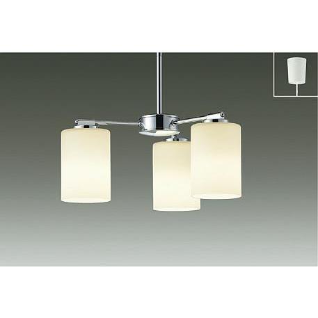 【DCH-38218YE】DAIKO LEDシャンデリア 引掛シーリング取付式 ランプ付 非調光 白熱灯60W×3灯相当 電球色(2700K) 大光電機 | 大光電機