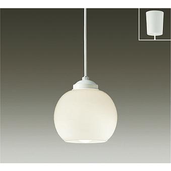 【DPN-38726AE】DAIKO LEDペンダント 引掛シーリング取付式 フランジタイプ ランプ付 非調光 白熱灯60W相当 温白色(3500K) ホワイト 大光電機 | 大光電機
