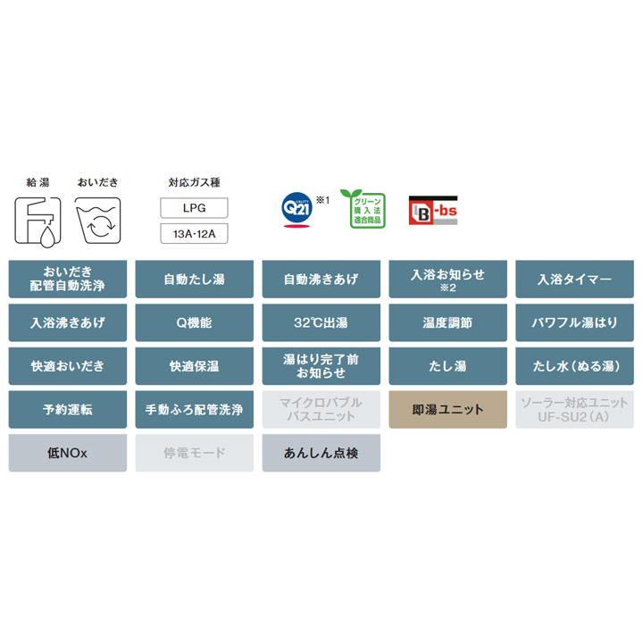 【RUF-TE200EAW】リンナイ ガスふろ給湯機 kaecco(カエッコ) 設置フリータイプ RUF-TEシリーズ 屋外壁掛型 フルオート 20号 エコジョーズ プロパン RINNAI | リンナイ | 02