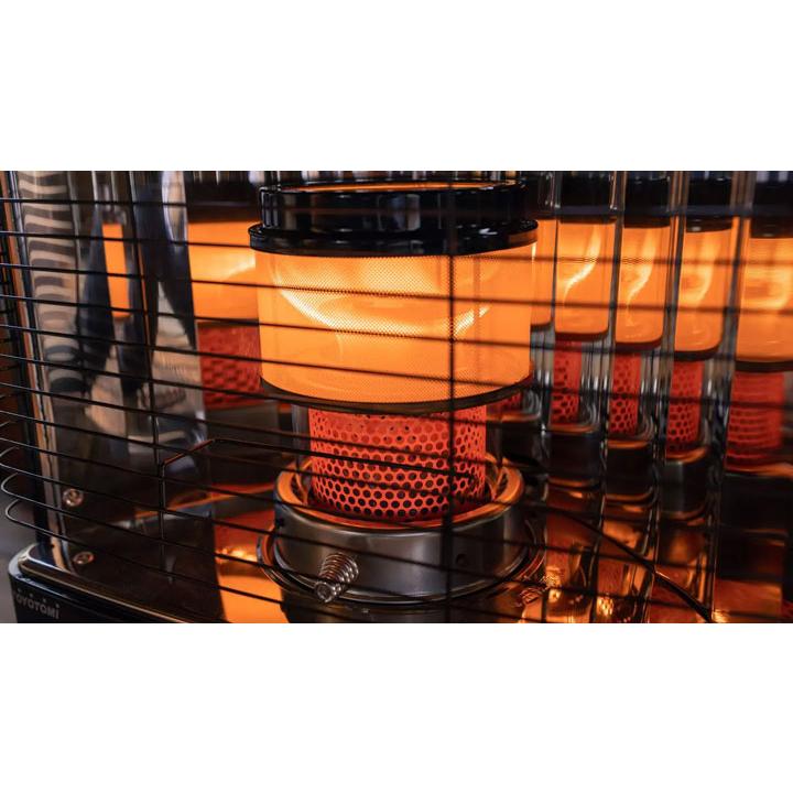 【HRC-W3624(B)】トヨトミ 石油ストーブ ブラック 暖房 10〜13畳 ダブルクリーン 反射形ストーブ TOYOTOMI | Panasonic | 09