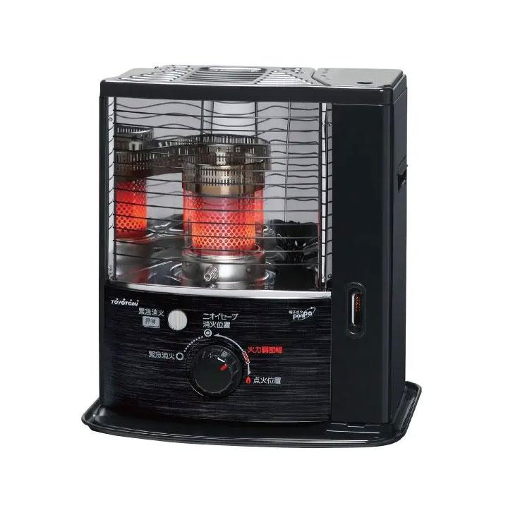 【RSV-23N(B)】トヨトミ 石油ストーブ ブラック 暖房 6〜8畳 スタンダードタイプ 反射形ストーブ TOYOTOMI | Panasonic