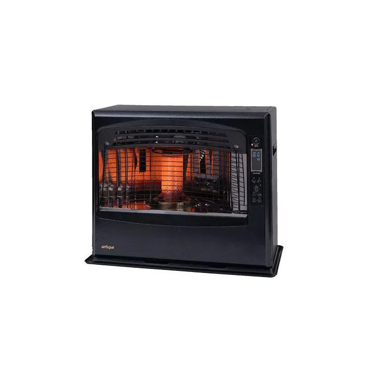 【LR-68P(B)】トヨトミ 石油ファンヒーター ブラック 暖房 15〜24畳 アンティークモデル TOYOTOMI | Panasonic