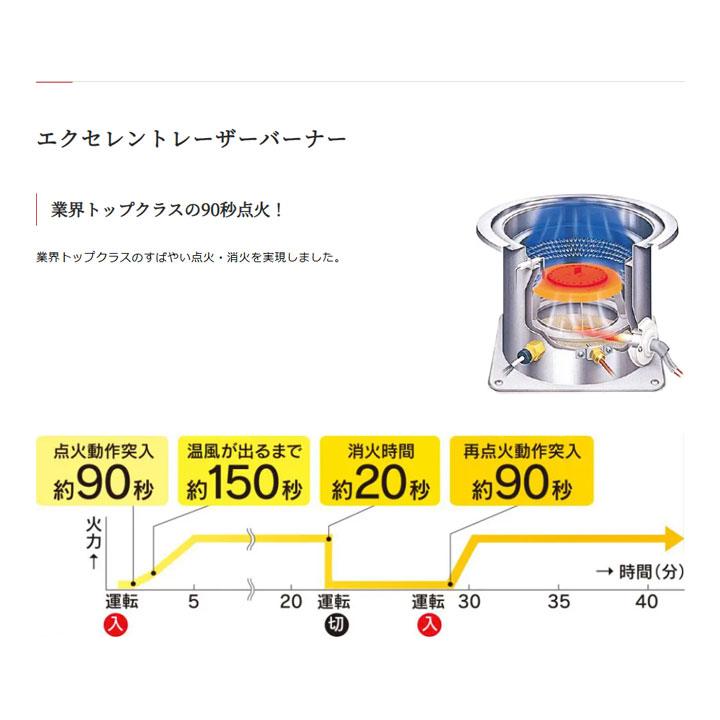 【FR-V3624(W)】トヨトミ FF式石油ストーブ ホワイト 暖房 10〜15畳 スタンダードモデル TOYOTOMI | Panasonic | 05