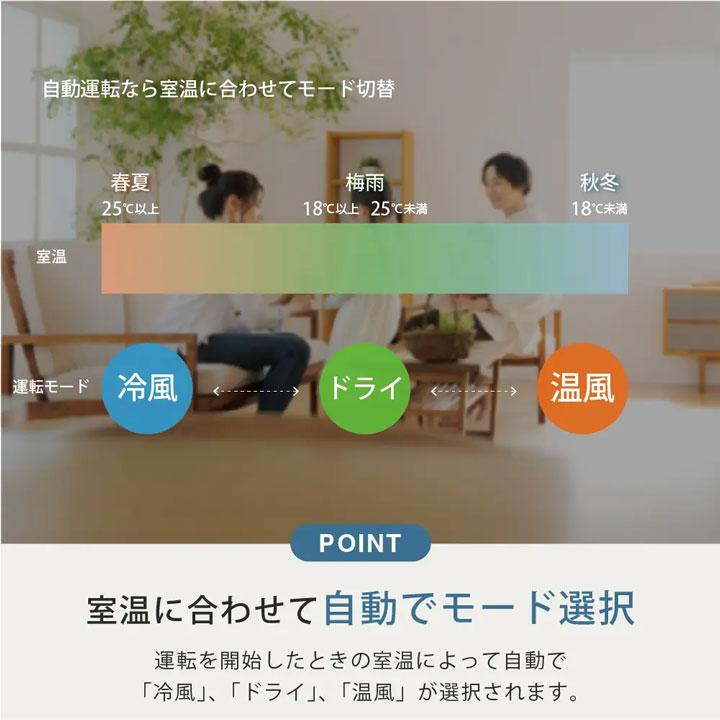 【TAD-22NW(W)】トヨトミ スポット冷暖エアコン ホワイト TOYOTOMI | Panasonic | 07
