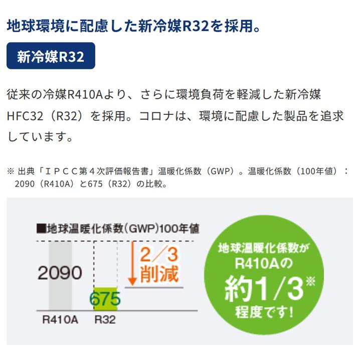 【在庫有り】【CW-1625R】コロナ リララ 窓用エアコン 4〜7畳 ＼冷房専用／ シェルホワイト 単相100V 2025年モデル CORONA | ReLaLa | 03