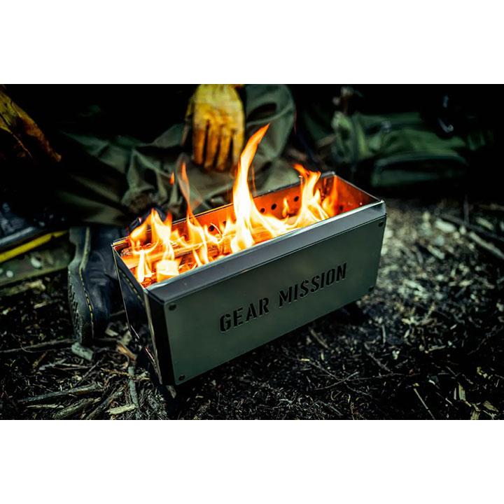 【在庫有り】【BF-GM1】トヨトミ 焚火台 GEAR MISSIONシリーズ 二次燃焼焚火台 ＼オリーブグリーン／ |  | 02
