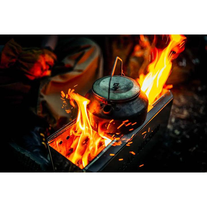 【在庫有り】【BF-GM1】トヨトミ 焚火台 GEAR MISSIONシリーズ 二次燃焼焚火台 ＼オリーブグリーン／ |  | 05