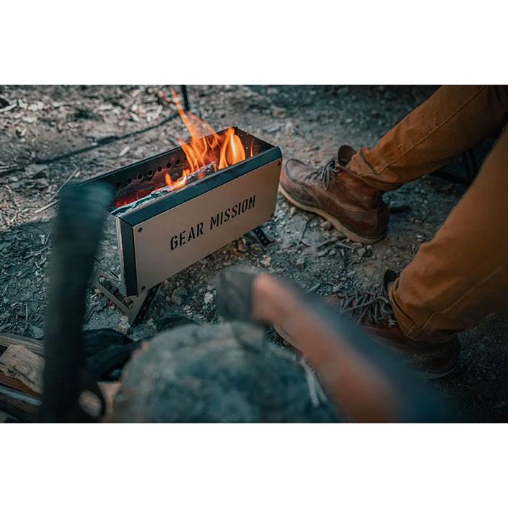 【在庫有り】【BF-GM1】トヨトミ 焚火台 GEAR MISSIONシリーズ 二次燃焼焚火台 ＼オリーブグリーン／ |  | 08