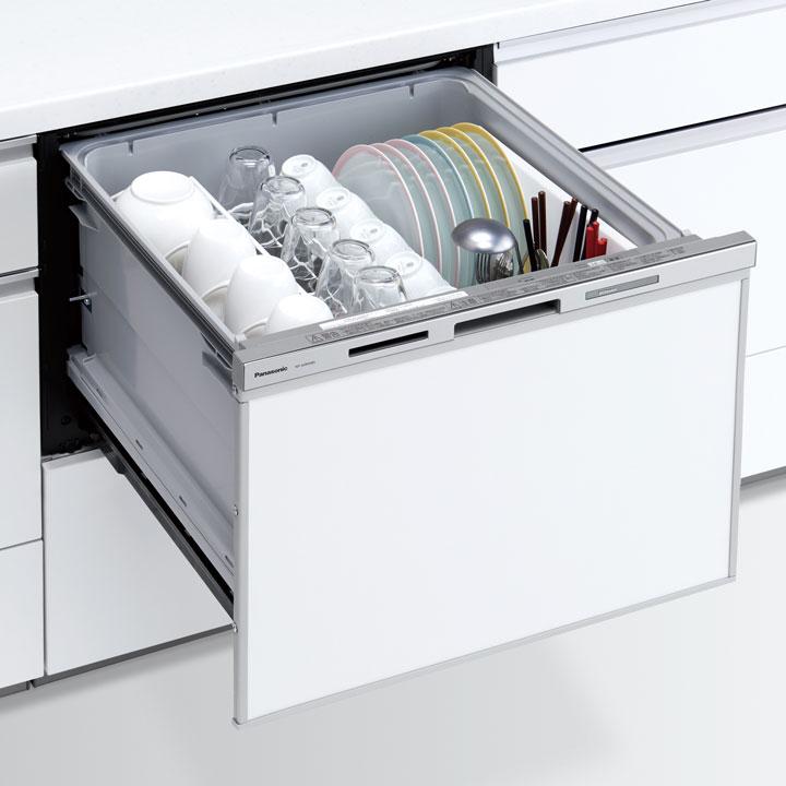 【在庫有り】【NP-60MS8S】パナソニック ビルトイン食器洗い乾燥機 M8シリーズ 60cm幅 ワイドタイプ(ドアパネル型) panasonic | Panasonic | 01