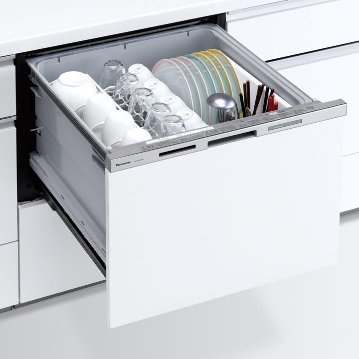 【在庫有り】【NP-60MS8W】パナソニック ビルトイン食器洗い乾燥機 M8シリーズ 60cm幅 ワイドタイプ(ドア面材型) panasonic | Panasonic | 01