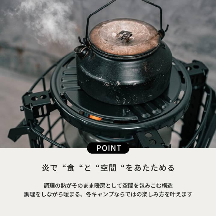 【在庫有り】トヨトミ 煮炊き暖房用石油こんろ K3-GM1(G) COOLONG STOVE タンク3.1L ＼7〜9畳／ オリーブグリーン TOYOTOMI | Panasonic | 02